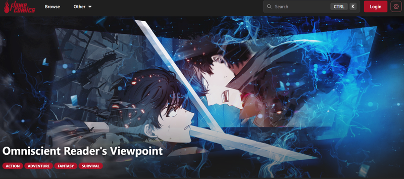 Flame Comics Scan Site