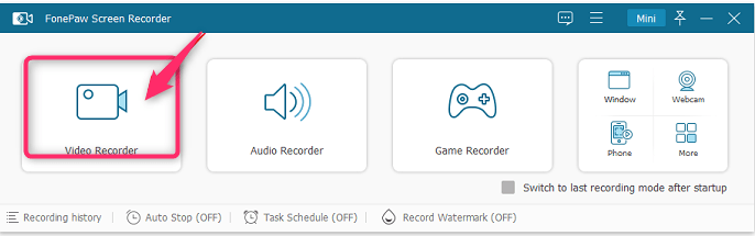 fonepaw video recorder