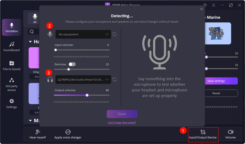 select input/output device