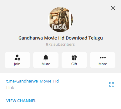 Telegram Movie Channel Gandharwa Movie Hd Download Telugu