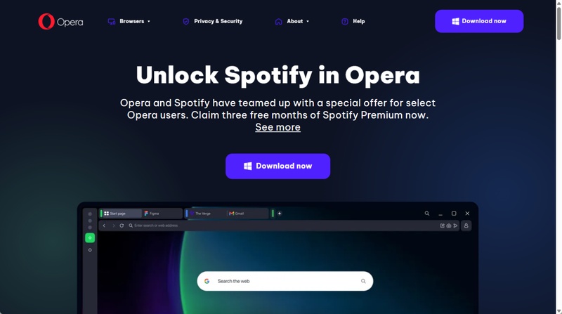 Get Spotify Premium Opera