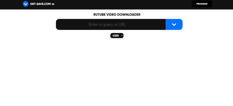 Get Save Rutube Video Downloader Homepage