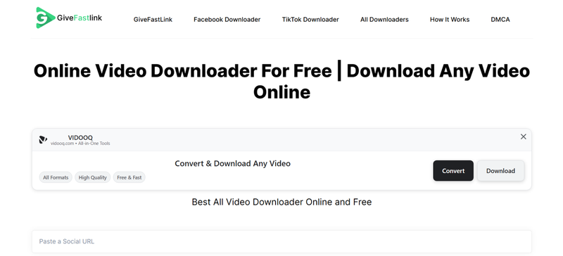 Givefastlink Video Downloader