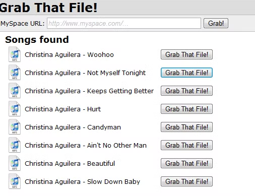 Myspace Music Url Download Grabthefile