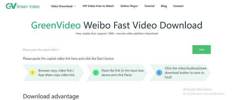 GreenVideo Weibo download site
