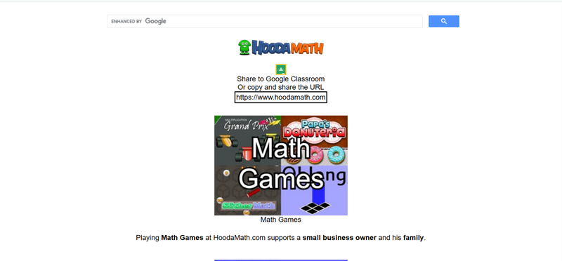 Unblocked Game for School Hoodamath
