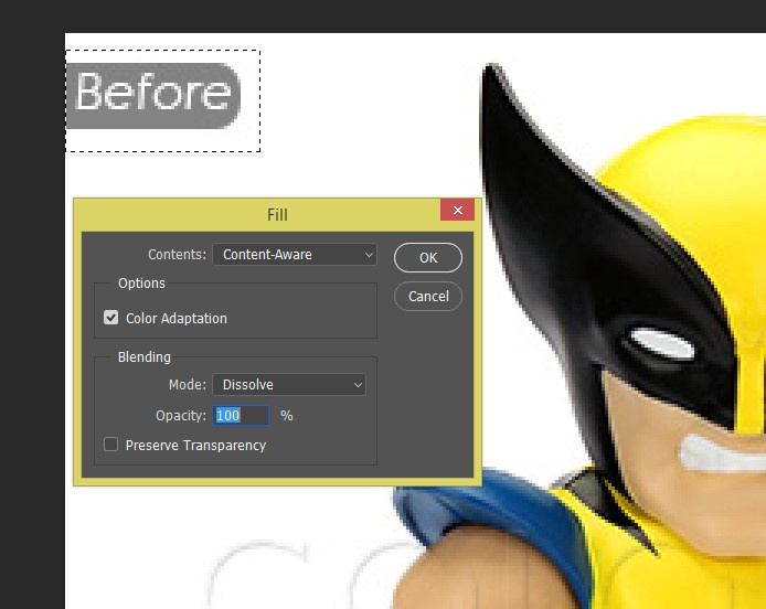 how to remove watermark with photoshop