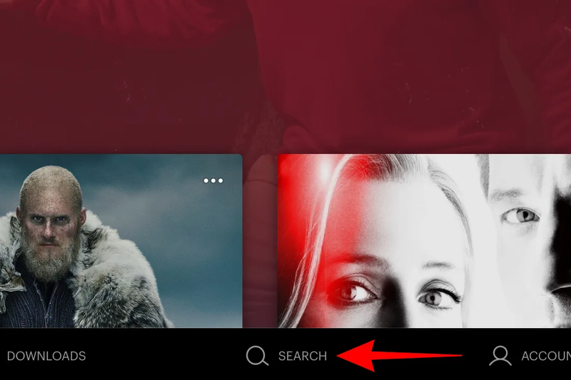 Tap Search Icon in Hulu App