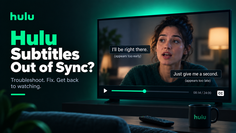 hulu subtitles out of sync