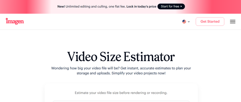 Imagen Ai Video Size Estimator