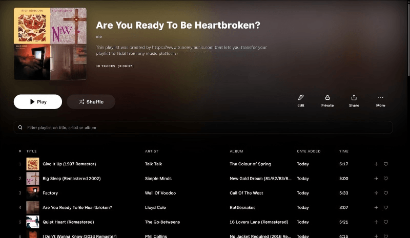 import-playlist-into-tidal