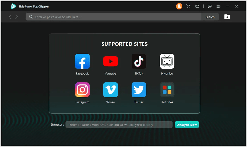 imyfone topclipper launch interface