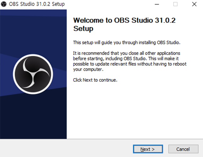 download and install obs studio