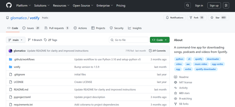Install Votify Using Pip