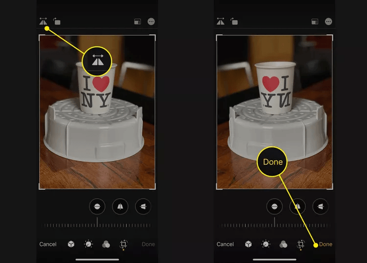 ios Flip Image