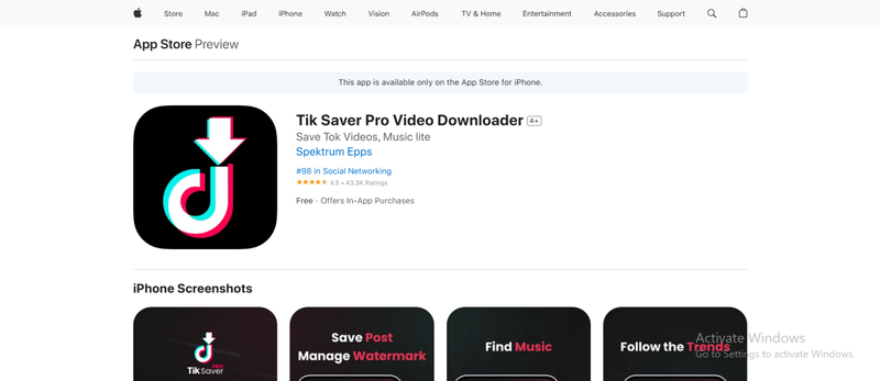 Iphone Tiktok Video Downloader