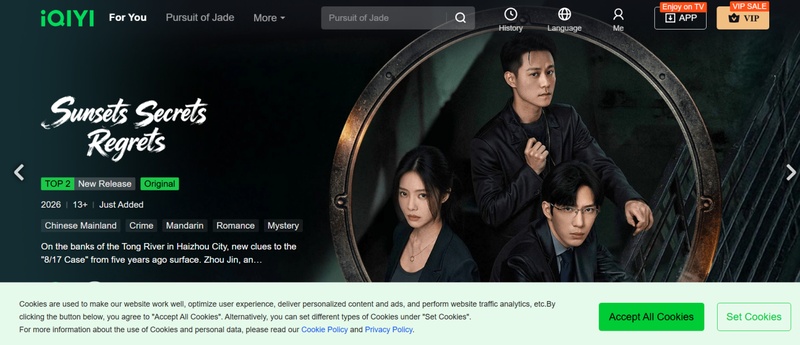 Iqiyi Asian Drama Streaming Platform