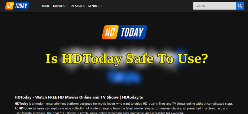 Is Hdtoday Safe to Use