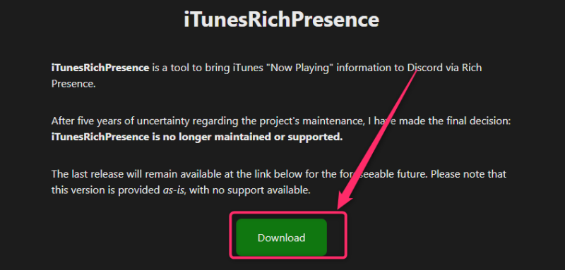 itunesrichpresence