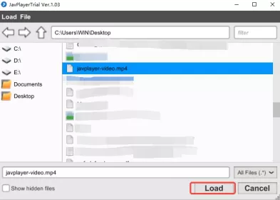 Upload Video into Javplayer
