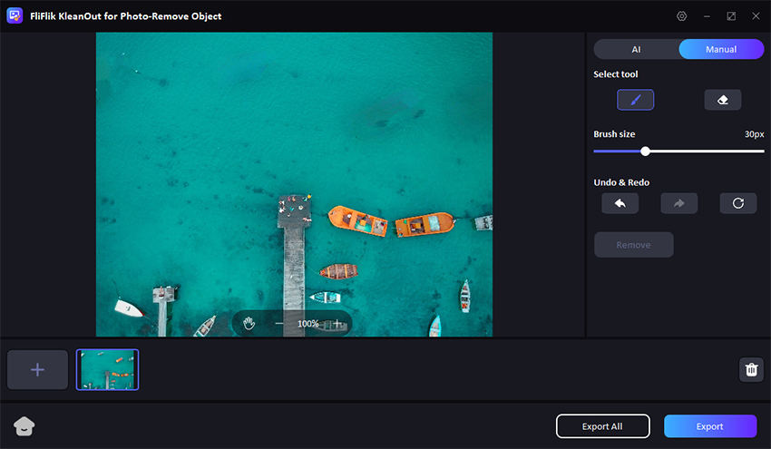 brush remove object effect