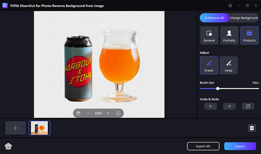 remove product background