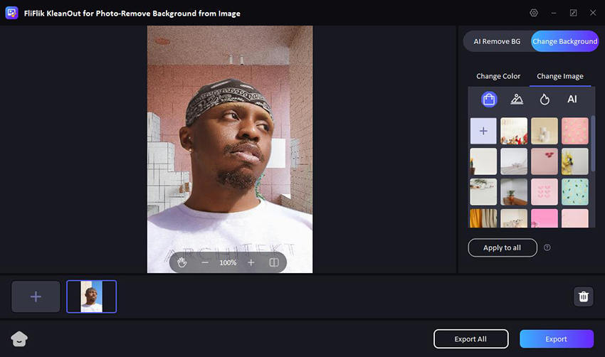 change background to add people into photo