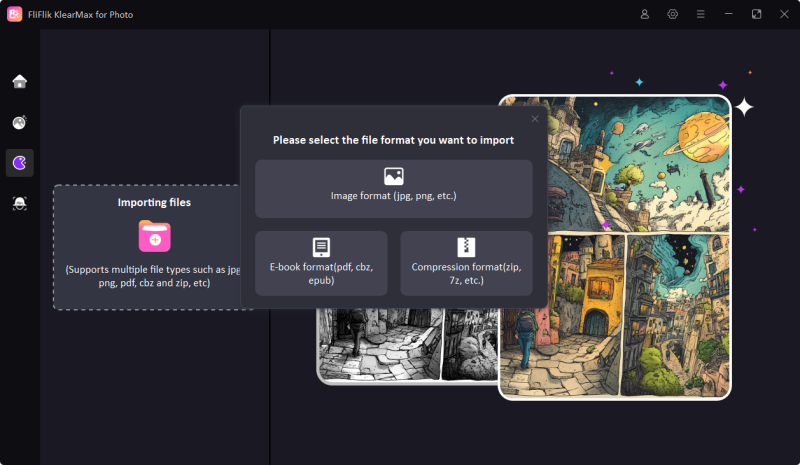 klearmax importing comic