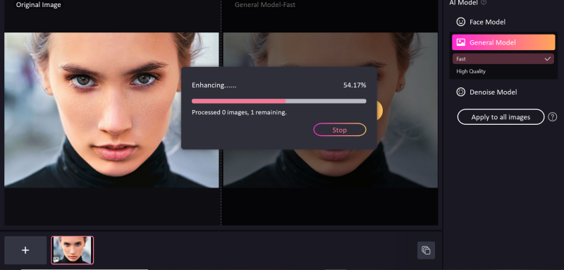 Unpixelate images with KlearMax for Photo