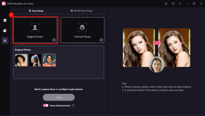 Upload the Original Image