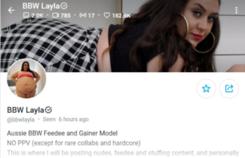 bbw creator profile layla may