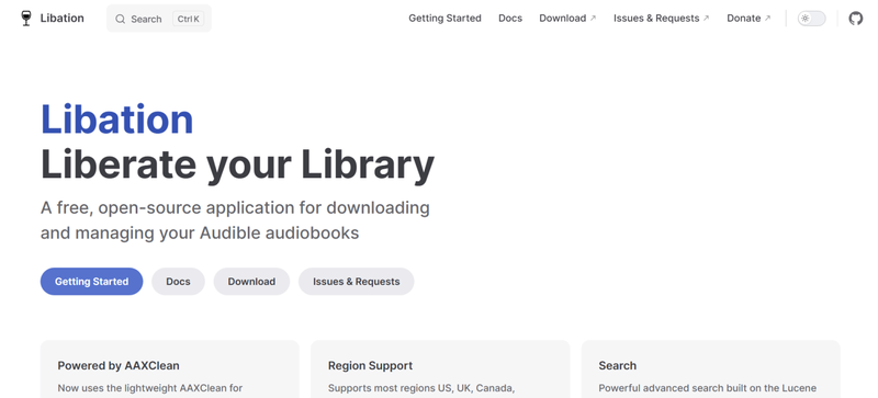 Download and Install Libation Software