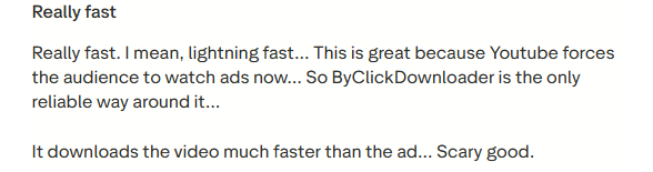 Lightning Fast Download Speed