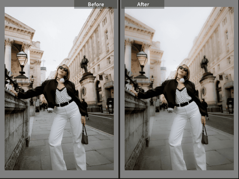 라이트 룸에서 이미지 블러