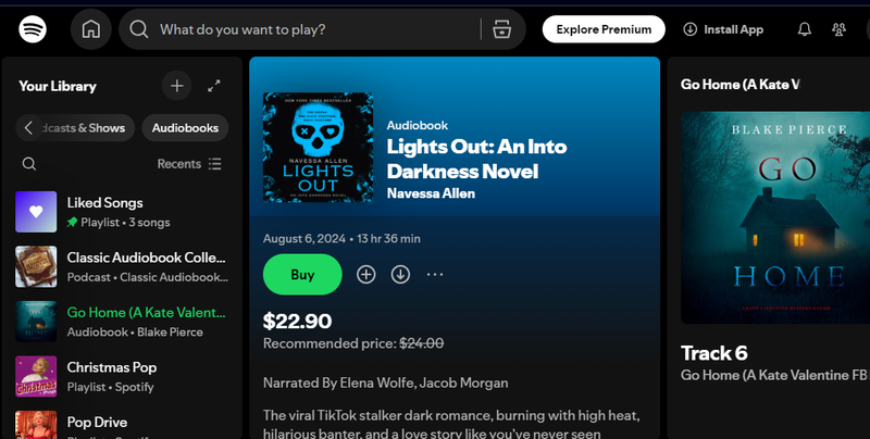 Lights Out into Darkness Audiobook