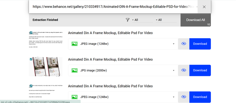 Download Behance Image or Video Using Locoloader Tool