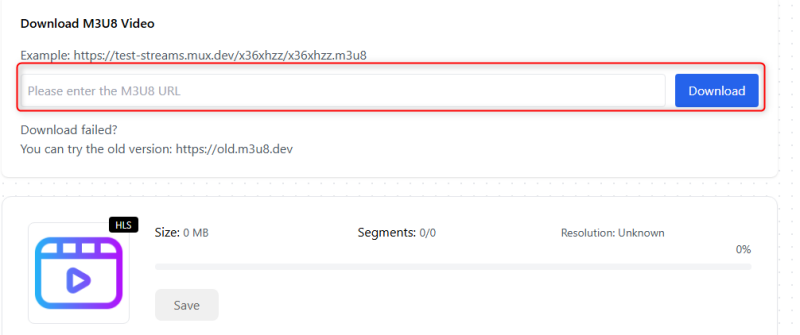 m3u8 dev online downloader