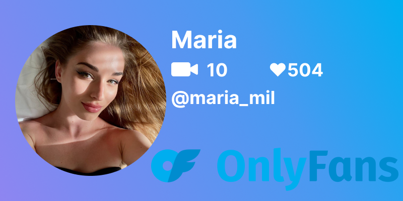 Maria Onlyfans Profile