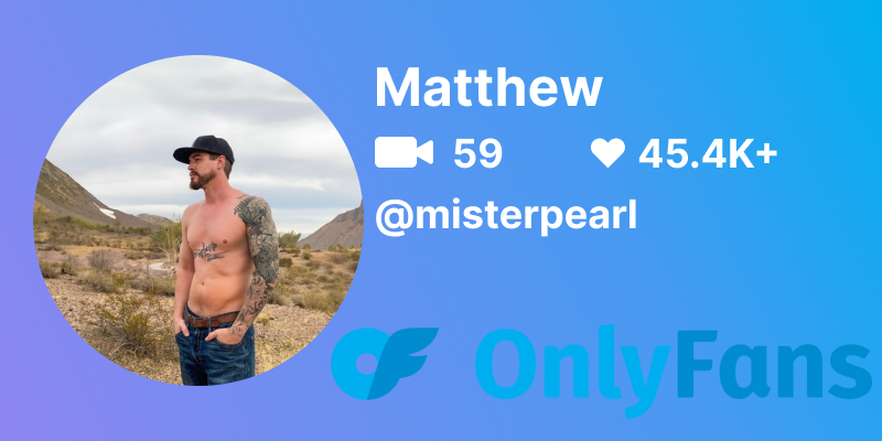 Matthew Aka 온리팬스 프로필