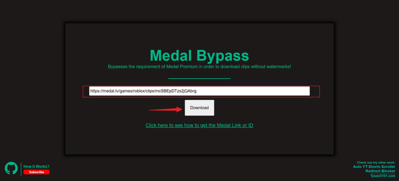 medal bypass process medal clip video
