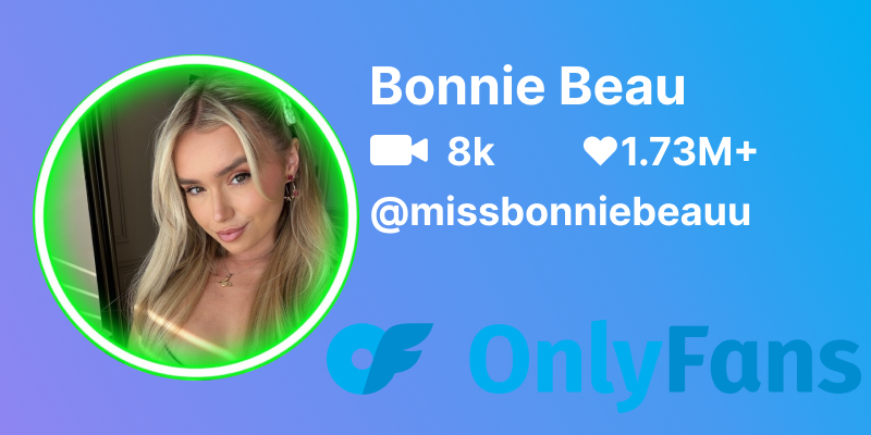 Missbonniebeauu Onlyfans Profile