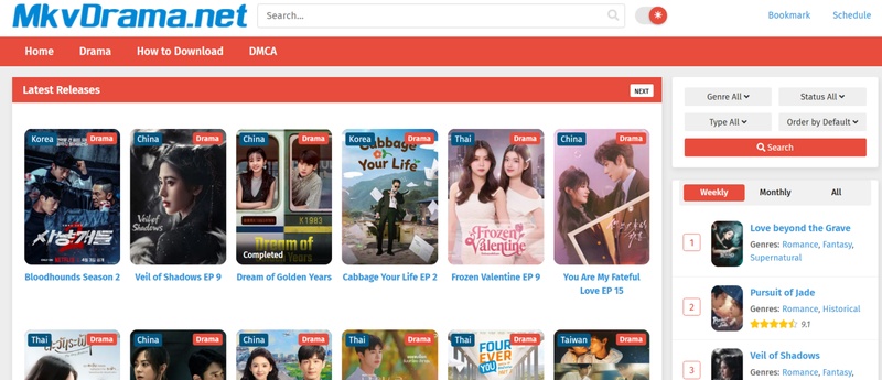 Mkvdrama Asian Drama Download Website