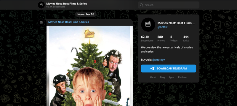 Telegram Movie Channel Movies Nest