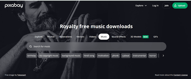 mp3 music download sites pixabay