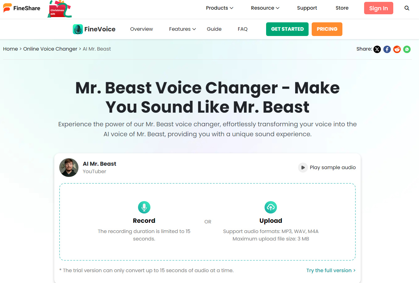 mrbeast voice generator