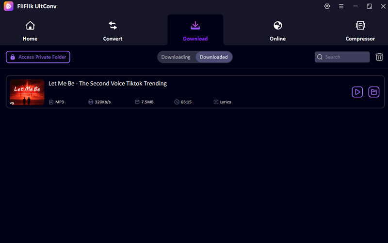 Shazam Music Downloading in Ultconv