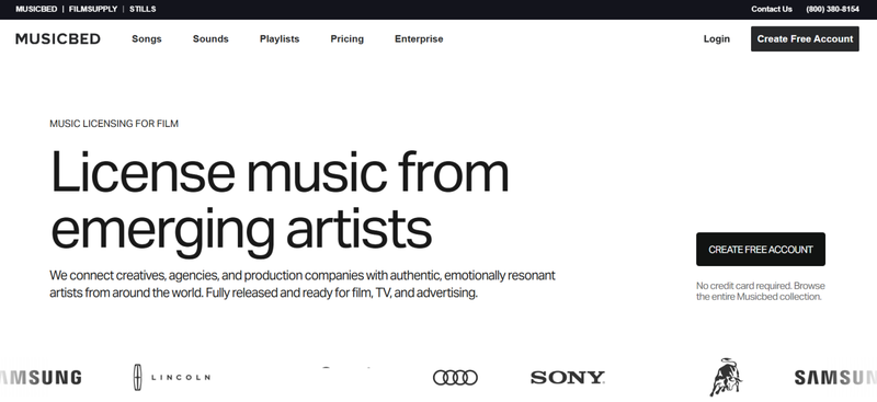 Musicbed Cinematic Music Library