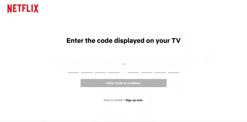 netflix tv8 code
