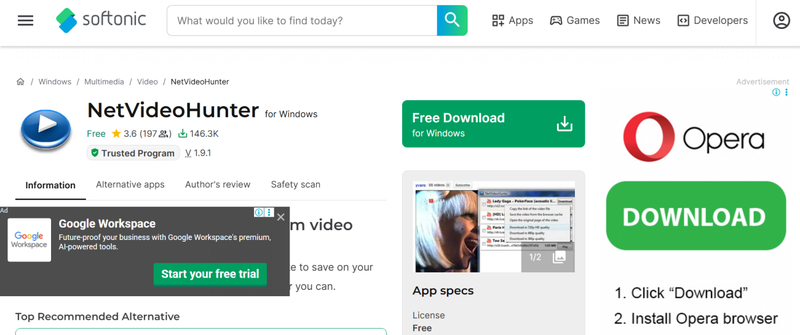 Netvideohunter Downloader Extension