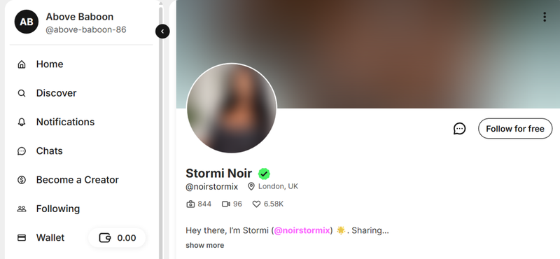 Noir Stormi Fanvue Ai Model